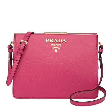 pink prada leather bags|prada nylon shoulder bag price.